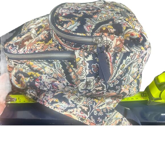 Vera Bradley Iconic Campus small Backpack Quilted Print Tangier Paisley - Picture 5 of 9